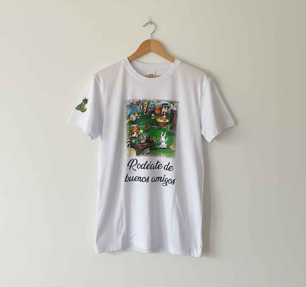 Camiseta: Rodéate de Buenos Amigos