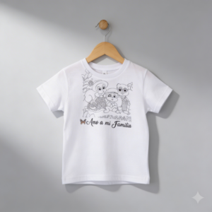 Camiseta Infantil: Amo a mi Familia