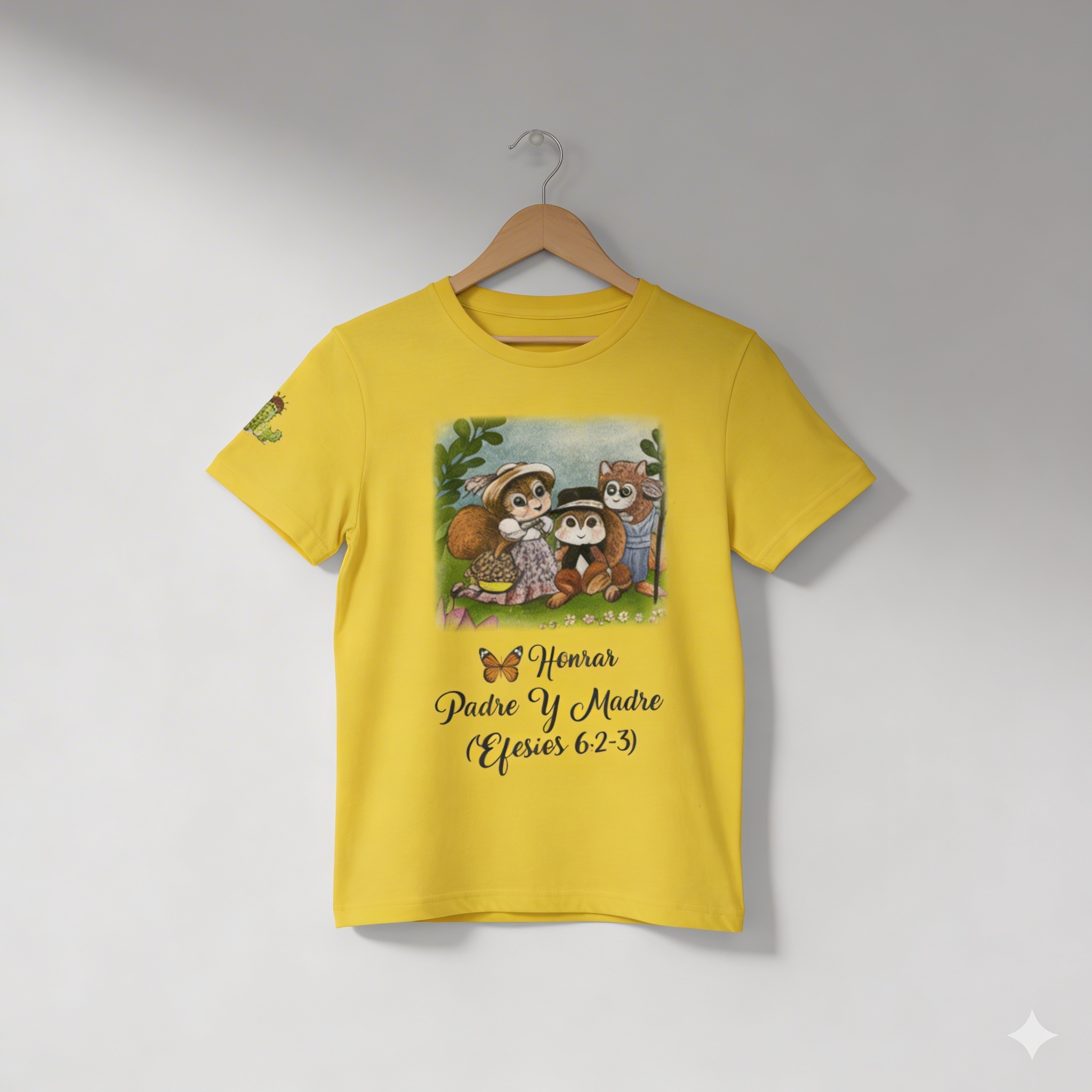Camiseta Infantil: Honrar Padre y Madre