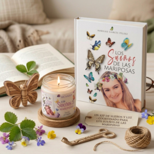 Kit Vela + Libro "Los sueños de las mariposas"
